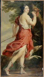 Mme. de Montespan, Mätresse von Ludwig XIV., als Göttin Diana