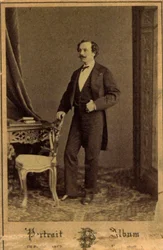 Marius Petipa, russischer Balletttänzer und Choreograf, um 1855