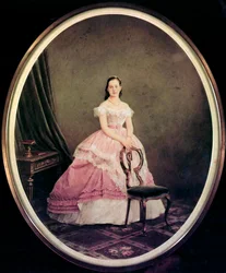 Porträt der Großfürstin Maria Alexandrowna von Russland, 1860er-1870er Jahre
