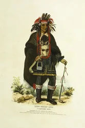 Okee-Makee-Quid, ein Chippeway-Häuptling