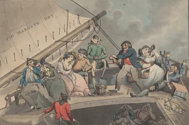 Die Margate Hoy, 12. Januar 1795