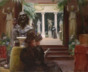 Auf der Skulpturenausstellung, 1895