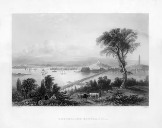Boston und Bunker Hill, ca. 1820