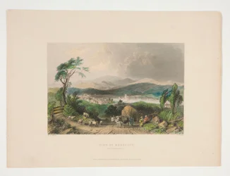 Ansicht von Meredith, New Hampshire, Illustration für Nathaniel Parker Willis