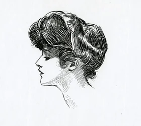 Ein Gibson-Mädchen, ca. 1902