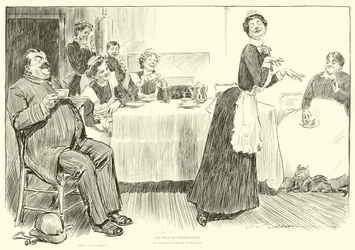 Illustration für Die soziale Leiter