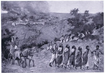 Ägyptisches Lager auf dem Ölberg, ca. 1920