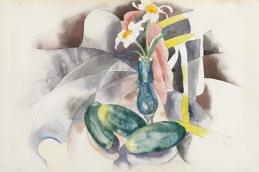 Blumen und Gurken, ca. 1924