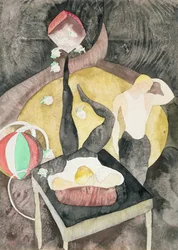 Zwei Akrobat-Jongleure, 1916
