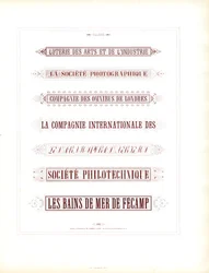 Dekorative Titelkartuschen für Geschäftsdokumente
