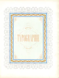 Zierliche Titelseitengestaltung für typografische Publikationen