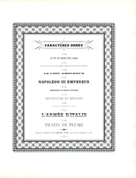 Ornamentale Schriftarten mit dekorativem Rahmen