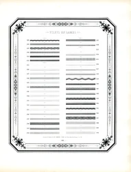 Typografische Linienelemente