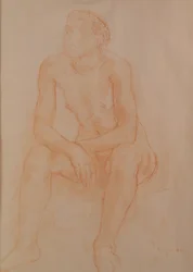 Sitzender Akt