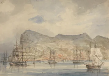 Blick auf Gibraltar