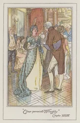 Illustration für Stolz und Vorurteil von Jane Austen