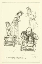 Illustration für Die Essays von Elia von Charles Lamb (Gravur)