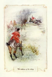 Die Kühnheit seines Reitens (Illustration)