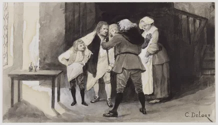 Der lachende Mann - Ursus spioniert die Polizei aus, von Charles Édouard Delort