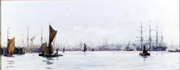 Blick nach Westen von Tilbury
