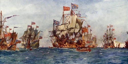 Die Heimkehr von Karl II.