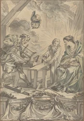 Die Heilige Familie in der Werkstatt des Zimmermanns
