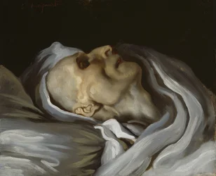 Théodore Géricault auf seinem Sterbebett