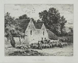 Ein Bauernhaus