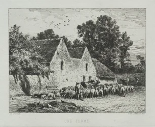 Ein Bauernhaus