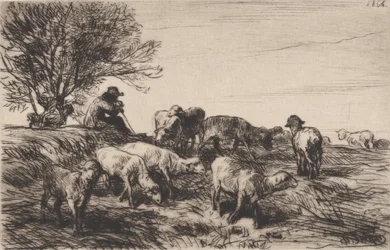 Schafherde, 1864