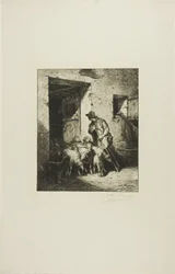 Die Schafe herauslassen