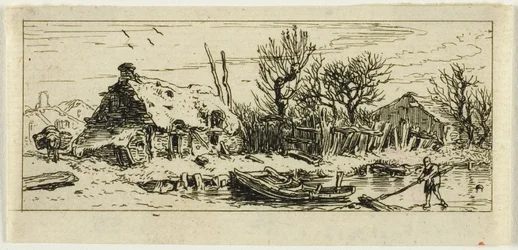 Der gefrorene Teich, kleine Platte
