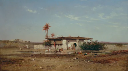 Nordafrikanische Landschaft, 1857