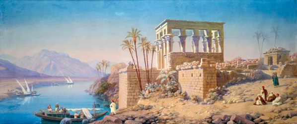 Philae, Ägypten, 1863