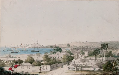 Ein Blick auf die Carlisle Bay und Bridgetown, Barbados