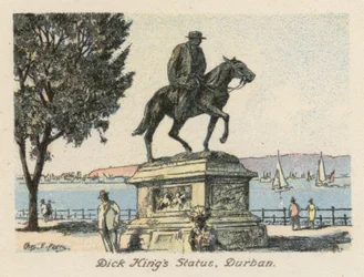 Südafrika: Dick Kings Statue, Durban