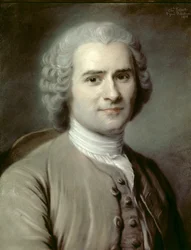 Porträt von Jean-Jacques Rousseau (1712-1778), Schweizer Philosoph