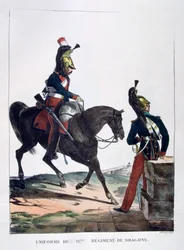 Uniform des 12. Dragonerregiments, Frankreich