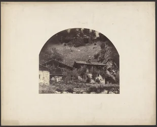Landschaft mit Bauernhaus