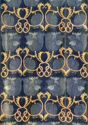 Mohnblumen, hergestellt von G.P.& J. Baker, ca. 1888