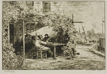 Abschiedsfrühstück in Asnières