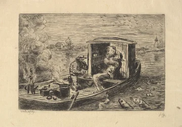 Ein Mahlzeit verschlingen, 1861