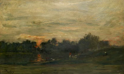 Landschaft: Sonnenuntergang
