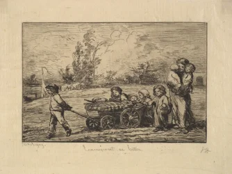 Einsteigen ins Boot, 1861