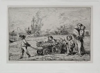 Die Bootsfahrt: Umzug ins Le Botin Die Schiffsausstattung oder Umzug zum Boot, 1861