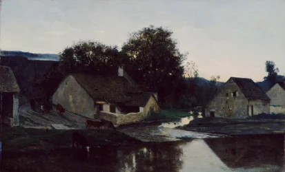 Das Dorf Optevoz, ca. 1852