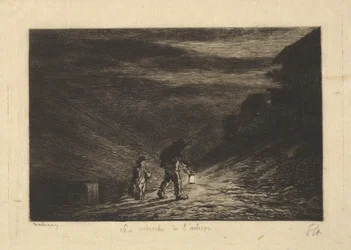 Die Suche nach einem Gasthaus, 1861