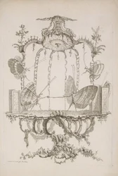 Das Duell, aus Essai de Papilloneries Humaines von Saint Aubin, ca. 1756-60