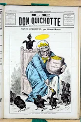 Titelblatt von „The Don Quixote“, Nummer 440, Satirisch in Farben