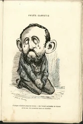 Illustration von Charles Gilbert-Martin (1839-1905) in „Zeitgenössische Grimassen“